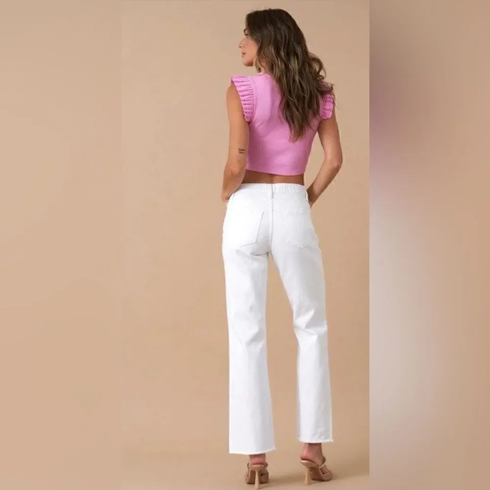 INSANE GENE HIGH RISE SLIM STRAIGHT LEG Size 9